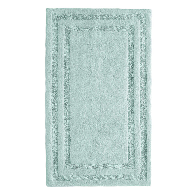 Isla Aqua Cotton Tufted 2-Piece Bath Rug Set