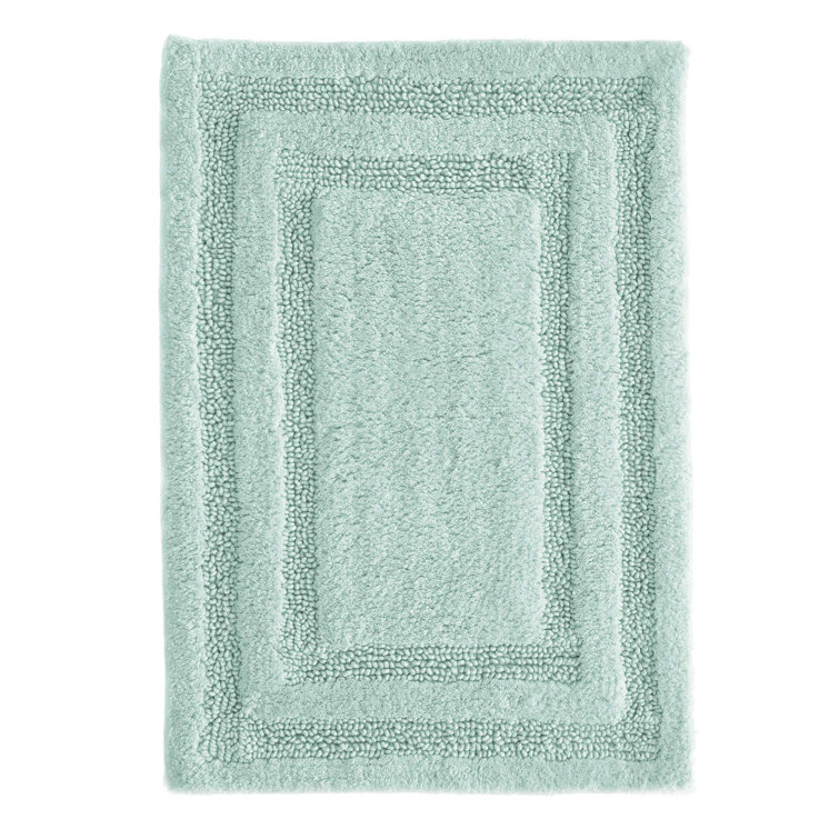 Isla Aqua Cotton Tufted 2-Piece Bath Rug Set