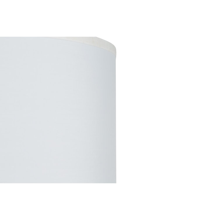 Luca Blue Ceramic Table Lamp with Linen Shade
