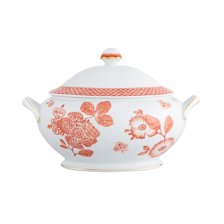 Vista Alegre Coralina Floral Porcelain Tureen, 3350ml Capacity