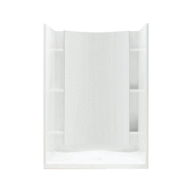 Accord 42'' x 36'' White Vikrell Shower Kit