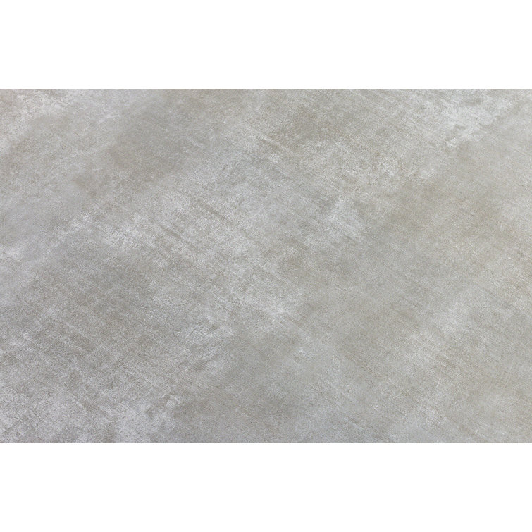 Essential 24" x 24" Matte Gray Porcelain Concrete Look Tile