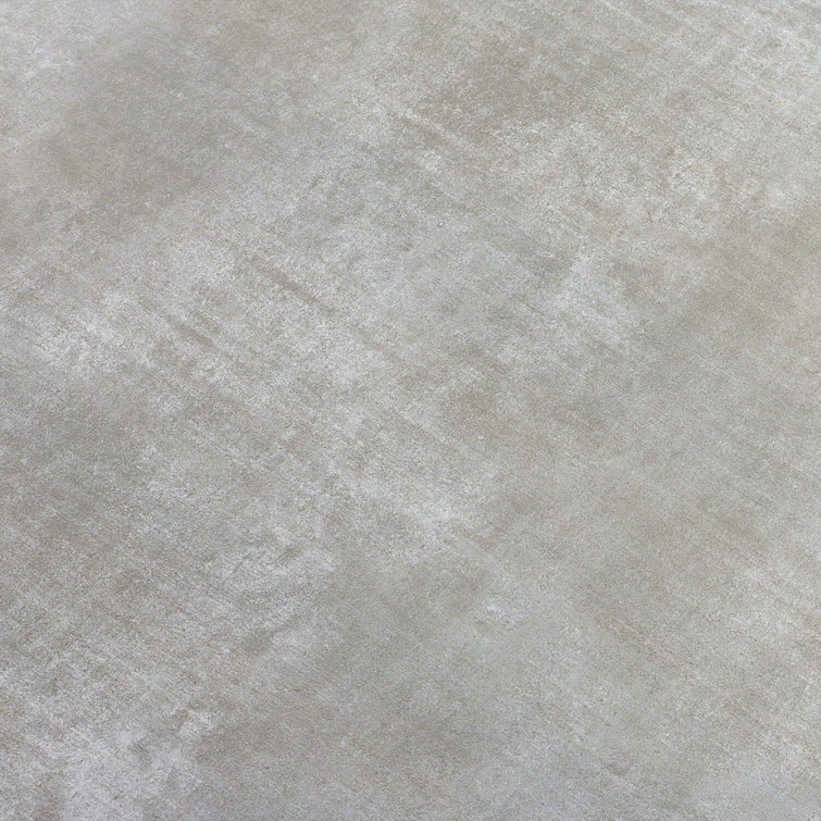 Essential 24" x 24" Matte Gray Porcelain Concrete Look Tile