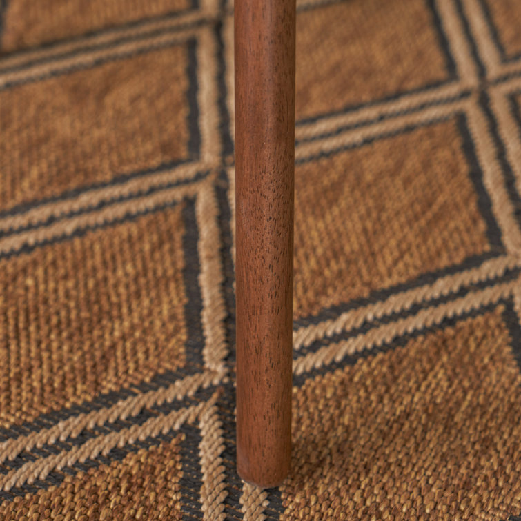 Mint Upholstered Side Chair with Natural Walnut Frame, Set of 2