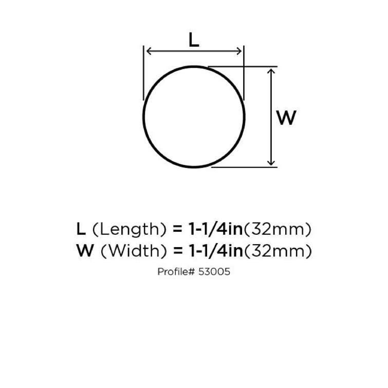 Edona Satin Nickel Round Cabinet Knob Multipack