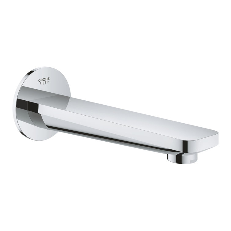Modern Wall Mounted Chrome Tub Spout with Universal Fit