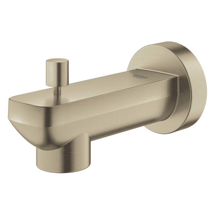 Graphite Nickel Wall Mounted Diverter Tub Spout