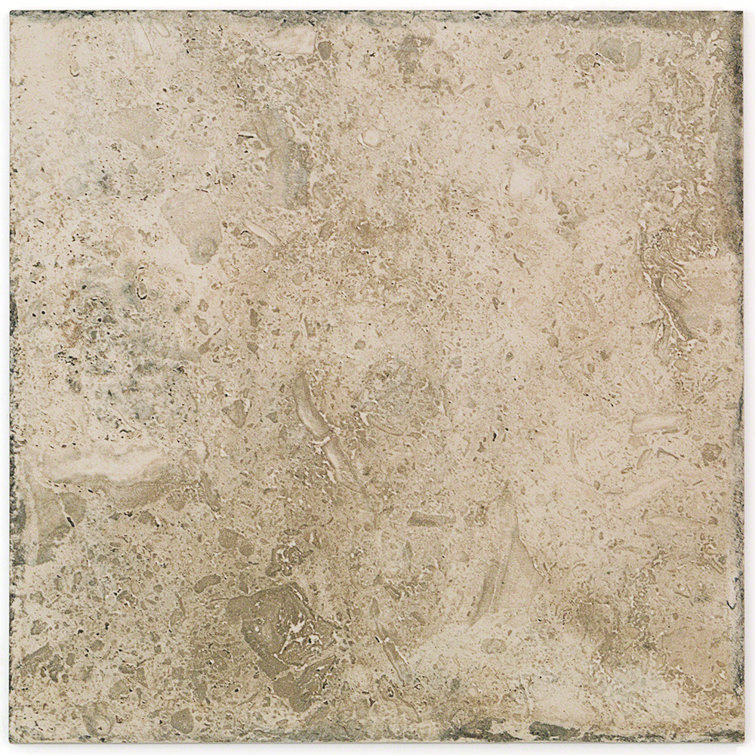 Delfi Natural Porcelain 12" x 12" Stone Look Wall & Floor Tile