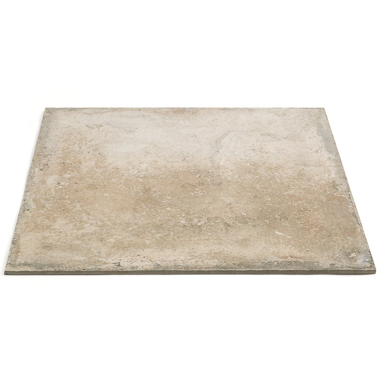 Ravello 24" x 24" Natural Beige Porcelain Stone Look Tile