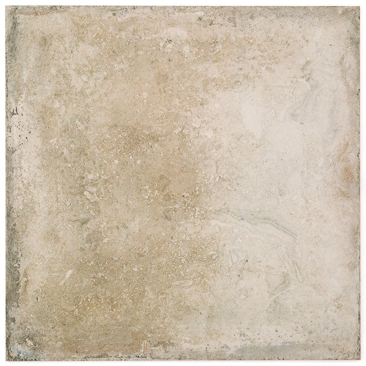 Ravello 24" x 24" Natural Beige Porcelain Stone Look Tile