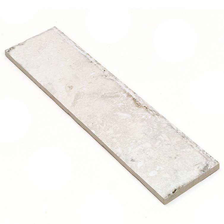 Ravello 3" x 12" Natural White Porcelain Wall and Floor Tile