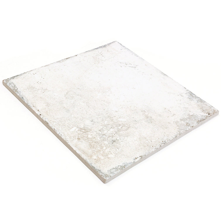 12" x 12" Beige Porcelain Stone Look Wall & Floor Tile