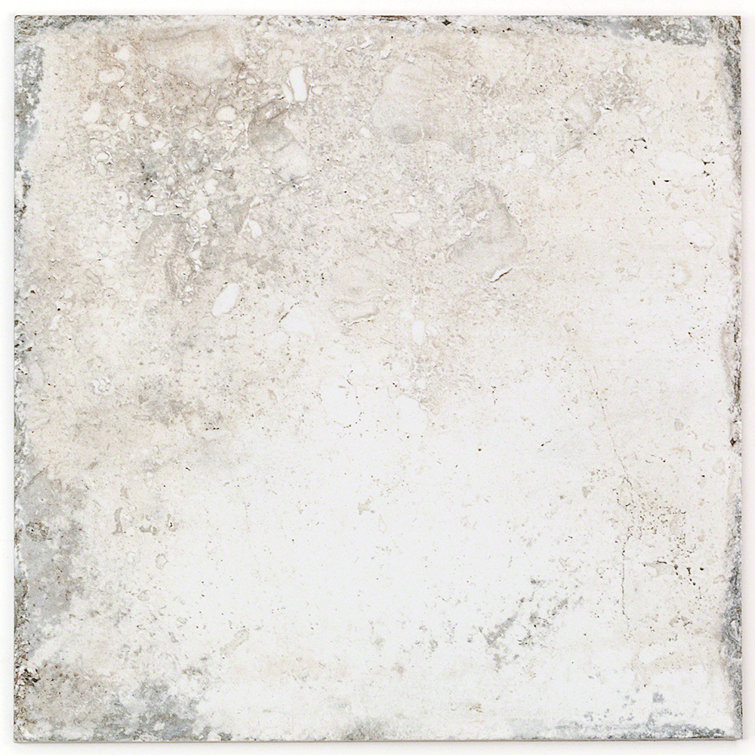 12" x 12" Beige Porcelain Stone Look Wall & Floor Tile