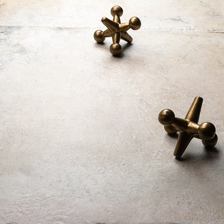 Ravello 24" x 24" Beige Natural Stone Look Porcelain Tile