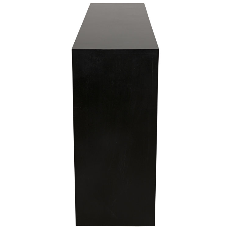 ArchBridge 59'' Hand-Rubbed Black Mahogany Console Table