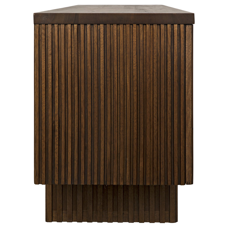 Noir Mr. Smith 77.5'' Dark Walnut Solid Wood Sideboard