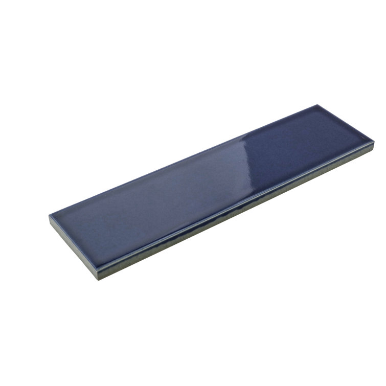 Tide Blue Matte Porcelain 2.5" x 9" Subway Tile