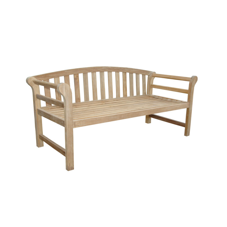 Brisbane Natural Teak Deep Seating Outdoor Bench