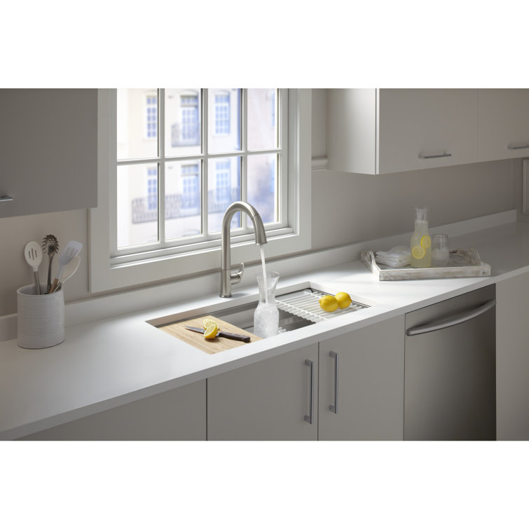 Prolific 29" Stainless Steel Single Bowl Workstation Kitchen Sink