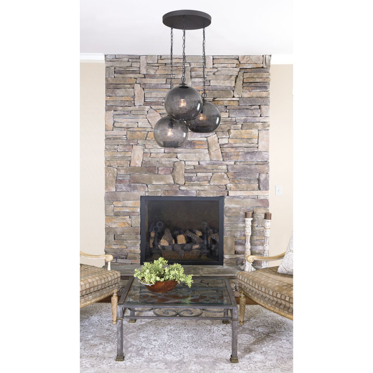 Graphite and Nickel Round Pendant Ceiling Canopy