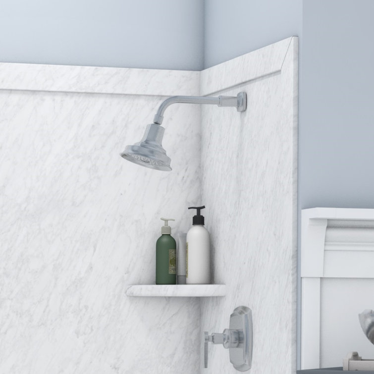 Frost White 60" x 32" x 60" Alcove Bathtub Surround