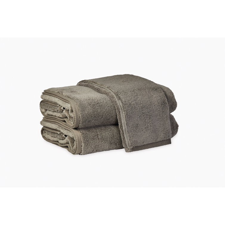 Steel Gray Cotton Hand Towel Set