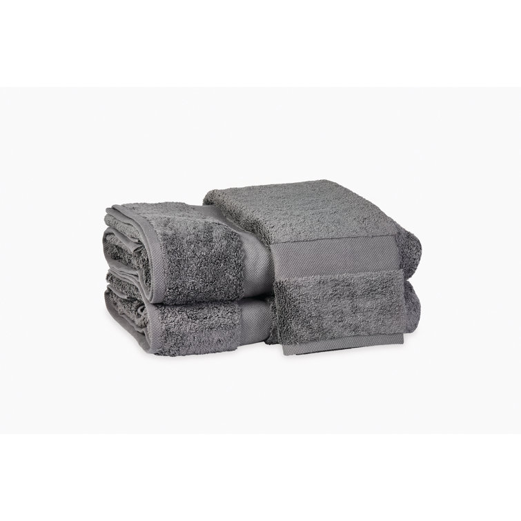 Charcoal Pima Cotton Plush Bath Towel Set