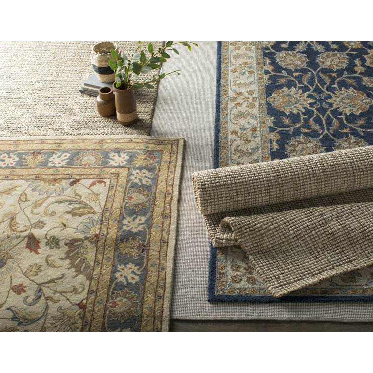Ashlyn Traditional Oriental Hand-Tufted Wool Rug 8' x 10' - Blue