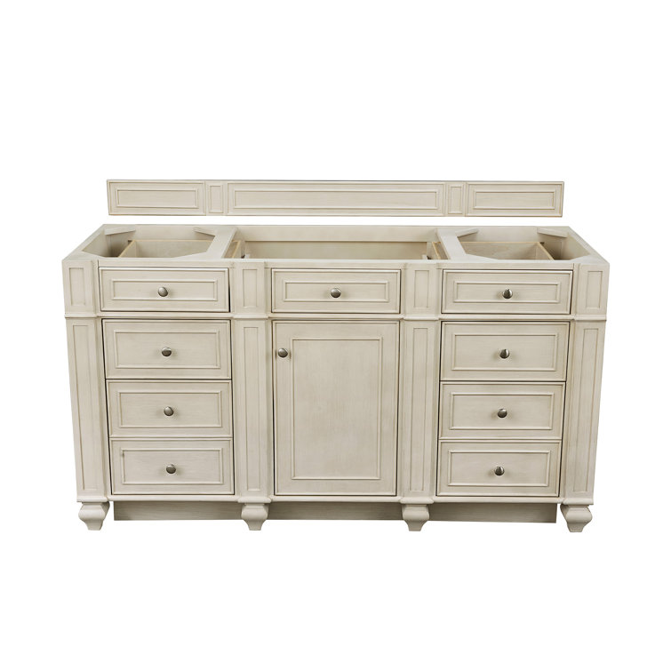 Bristol 60" Dark Wood Single Bathroom Vanity
