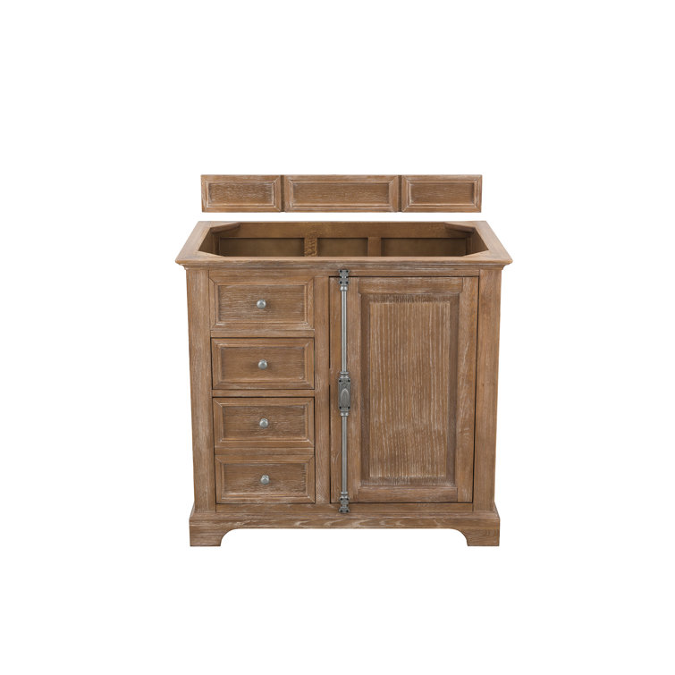 Providence 36" Light Wood Single Bathroom Vanity with Backsplash