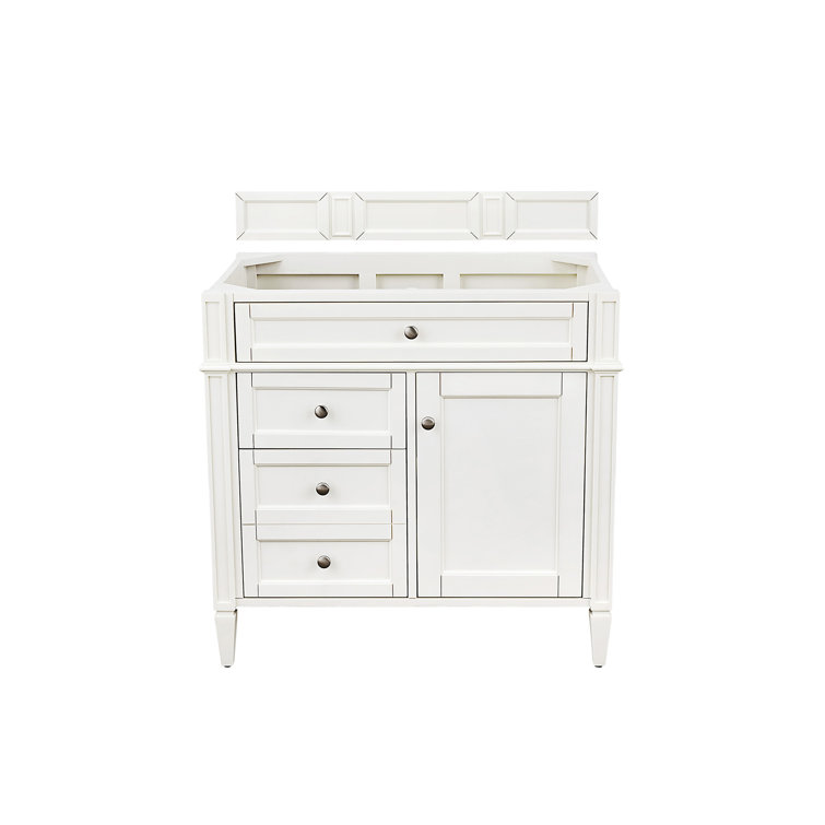 Bright White 36" Single Freestanding Bathroom Vanity