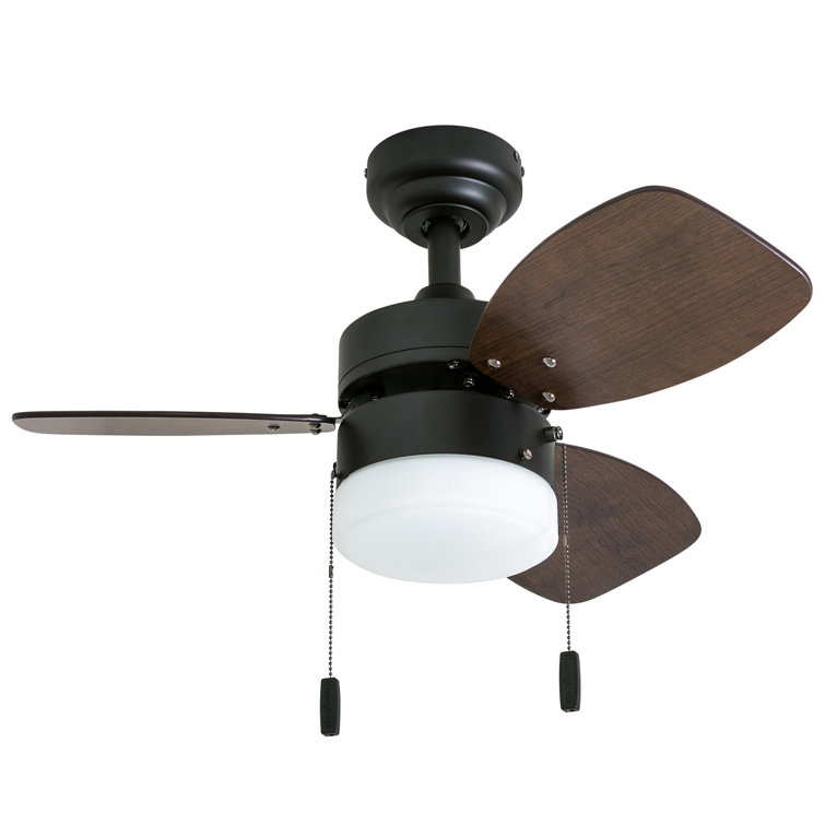 Ocean Breeze 30" Bronze LED Ceiling Fan with Reversible Blades