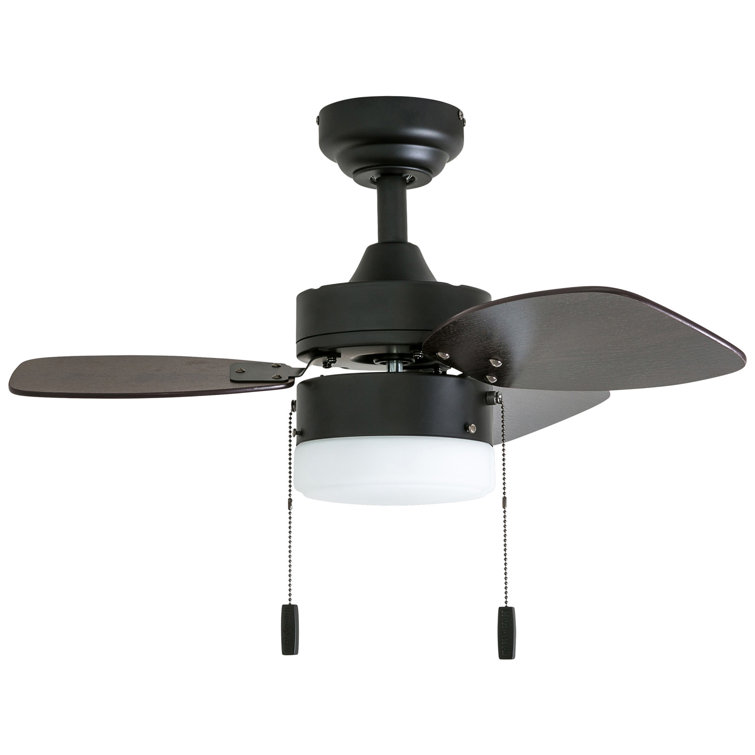 Ocean Breeze 30" Bronze LED Ceiling Fan with Reversible Blades