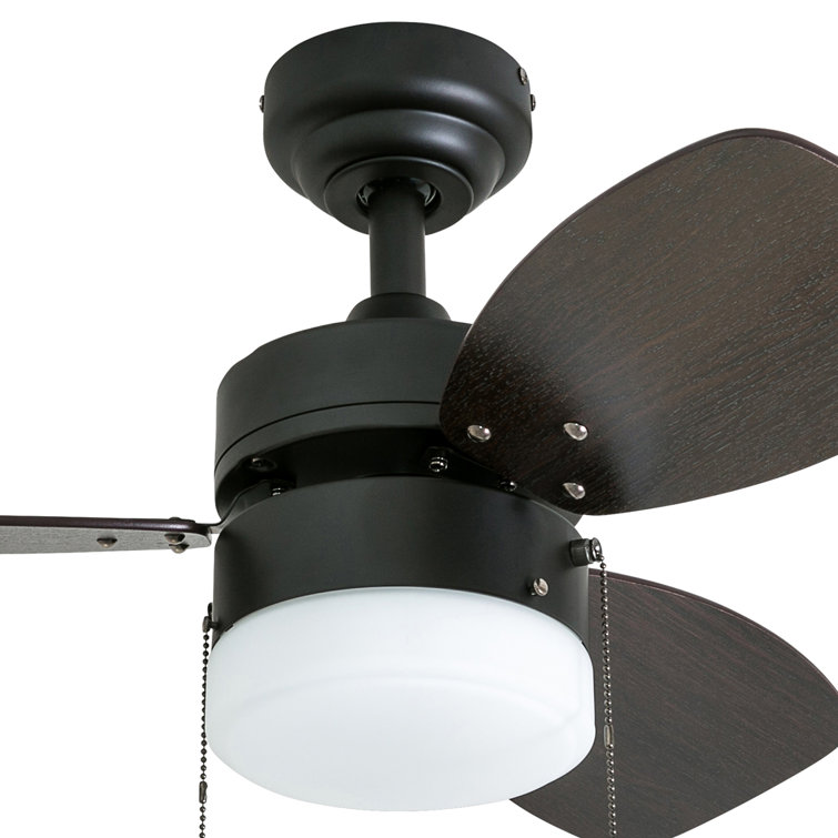 Ocean Breeze 30" Bronze LED Ceiling Fan with Reversible Blades