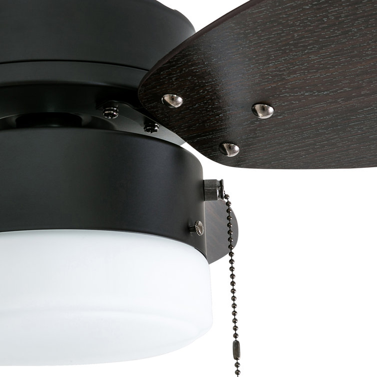Ocean Breeze 30" Bronze LED Ceiling Fan with Reversible Blades