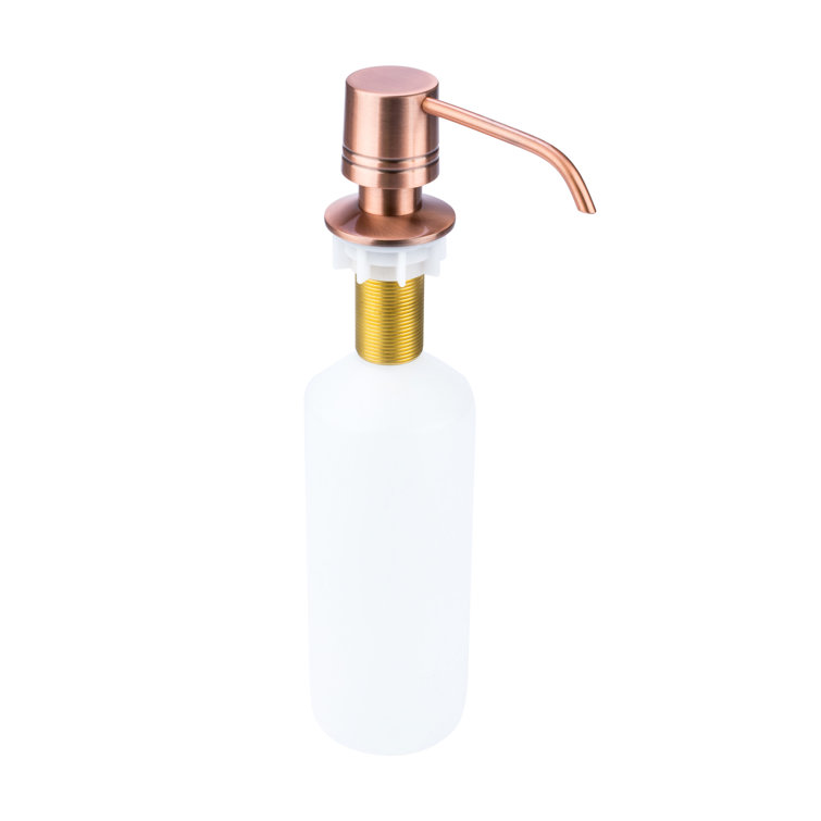 Antique Copper Deck-Mounted Metal Soap Dispenser