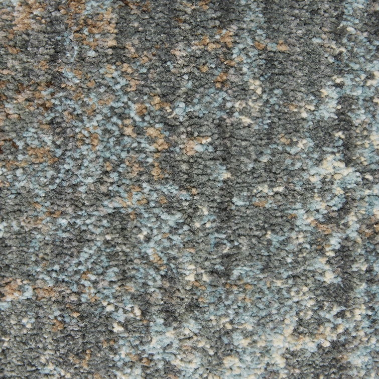 Catarina Jadeite Abstract Gray 8' x 11' Synthetic Area Rug