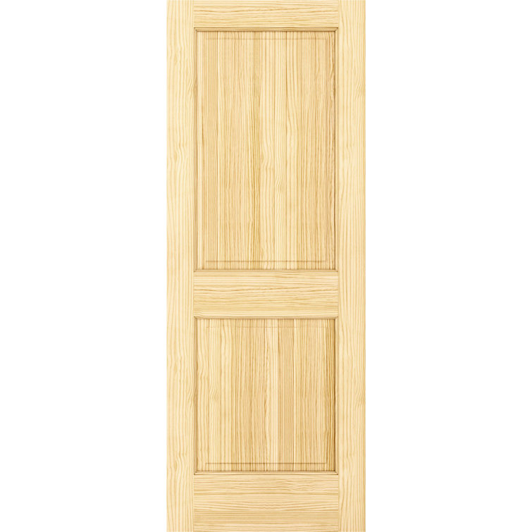 Colonial Unfinished Wood Slab Door 32" x 80"