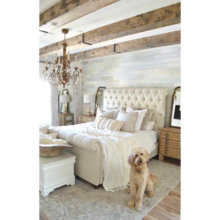 Coastal White Reclaimed Wood Peel & Stick Wall Planks