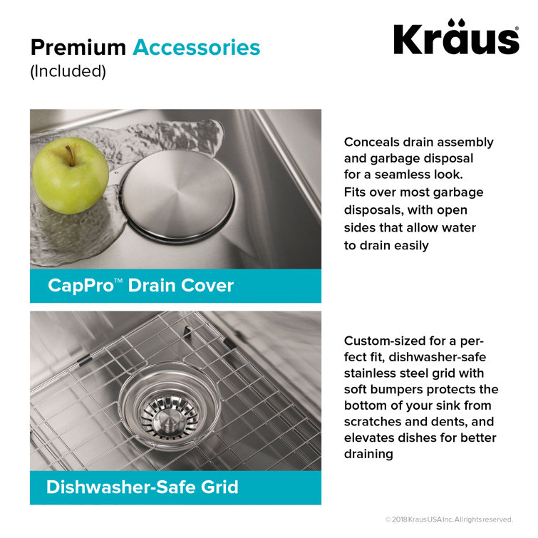 18" Satin Stainless Steel Drop-In Single Bowl Kitchen Sink