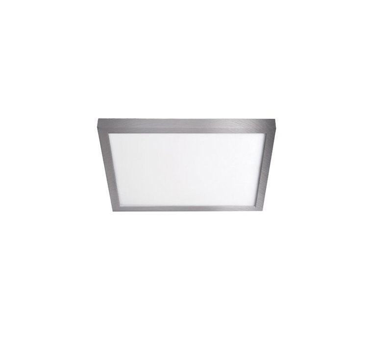 Slim Profile Brushed Nickel 7" LED Flush Mount with Translucent Diffuser