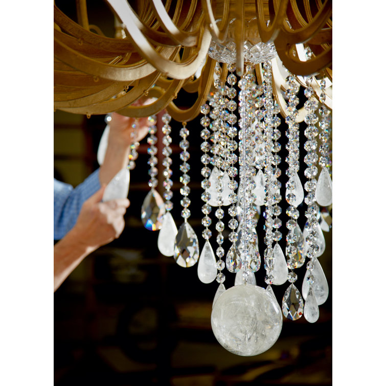 Heirloom Gold Renaissance 13-Light Chandelier with Clear Heritage Crystal