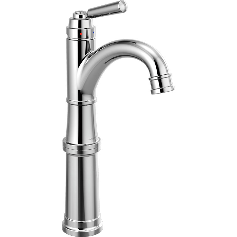 Westchester Polished Chrome Mid-Arc Vessel Bathroom Faucet