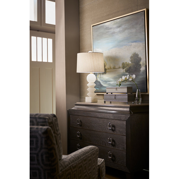Morning Mist Silver Framed Oil Painting on Canvas