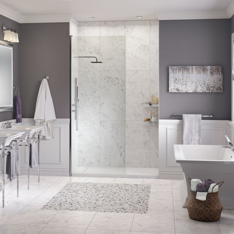 Townsend 60'' x 36'' White Rectangular Shower Base
