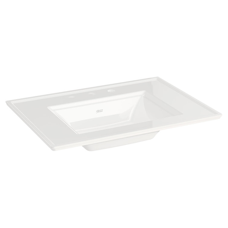 Town Square S White Ceramic Above-Counter Vanity Sink