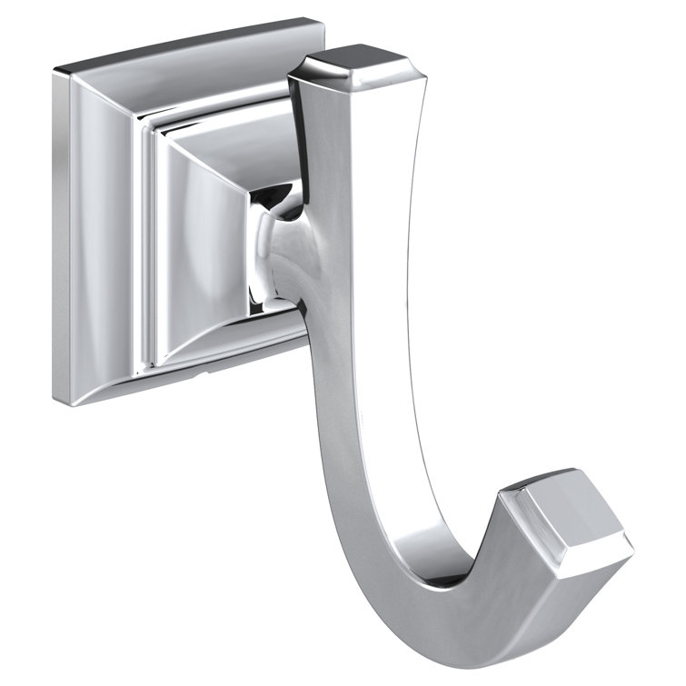 Polished Chrome Wall Mounted Robe Hook