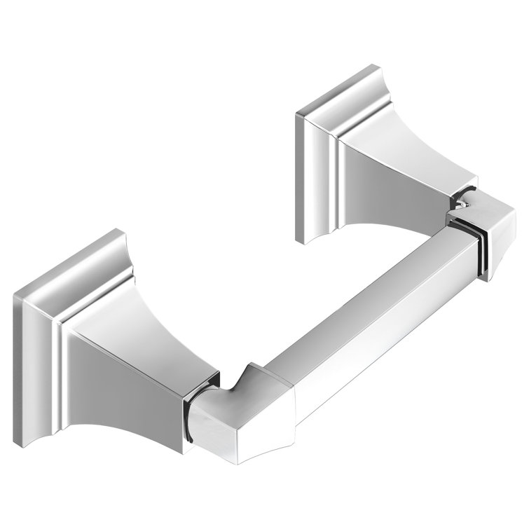 Polished Chrome Wall Mounted Toilet Paper Holder