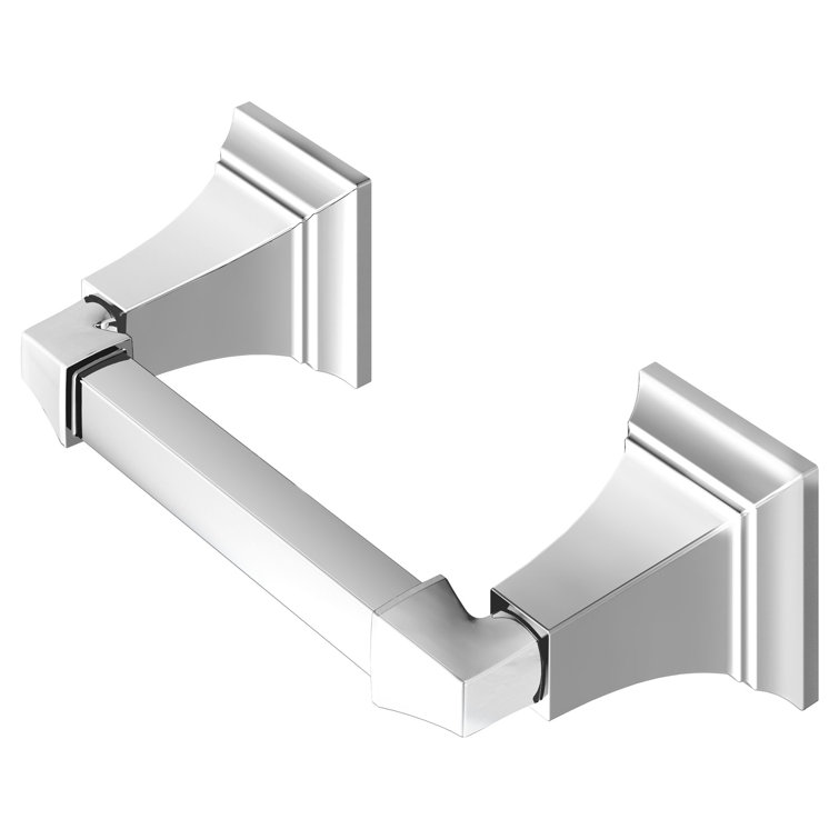 Polished Chrome Wall Mounted Toilet Paper Holder