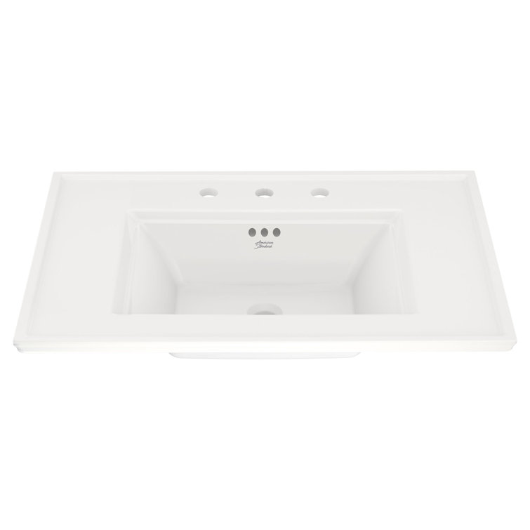 Town Square S White Ceramic Above-Counter Vanity Sink